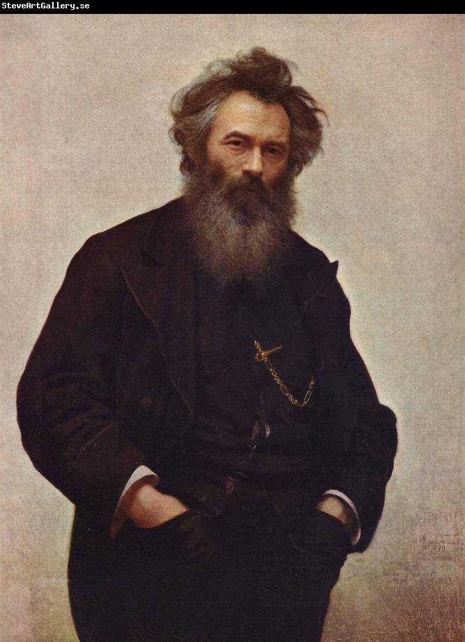 Ivan Nikolaevich Kramskoi Portrait of the Painter Ivan Shishkin